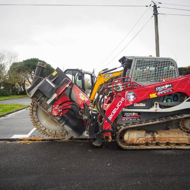 Tranchées mécanisées - Odéon Réseaux