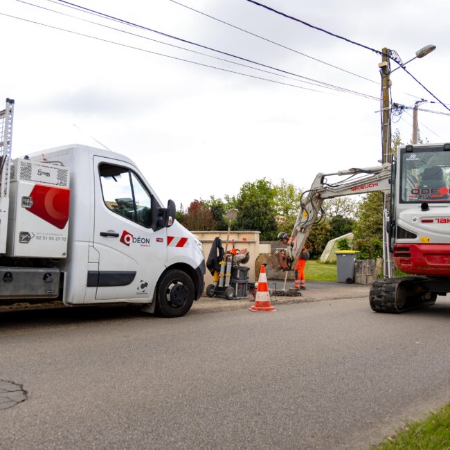 génie civil tranchée traditionnelle - Odéon Réseaux