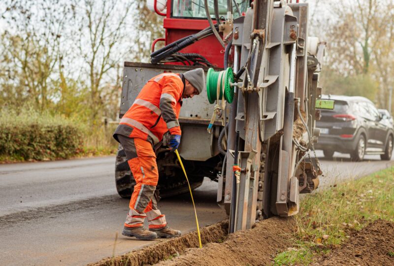 tranchées mécanisées - Odéon Réseaux