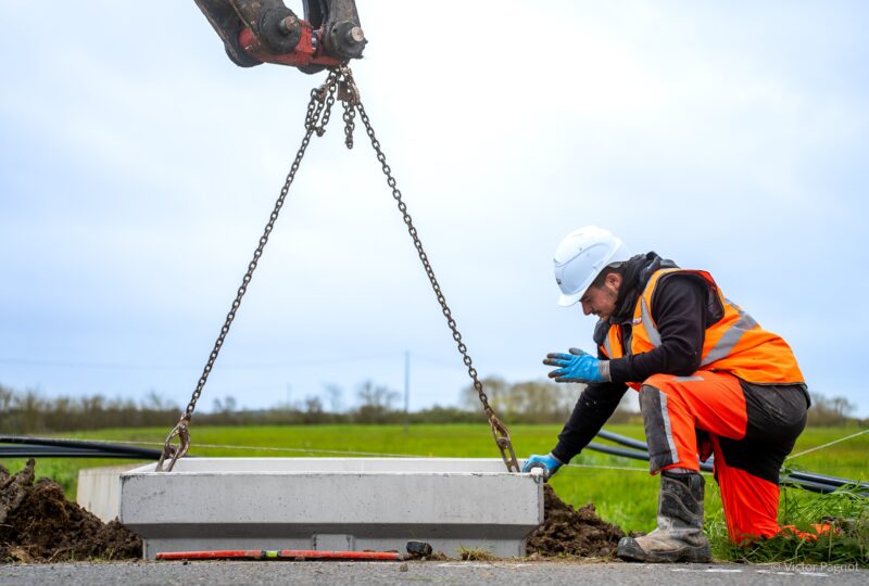 tranchées mécanisées - Odéon Réseaux